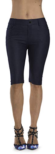 Image of Prolific Health Women's Jean Look Jeggings Tights Slimming Many Colors Spandex Leggings Pants Capri S-XXXL