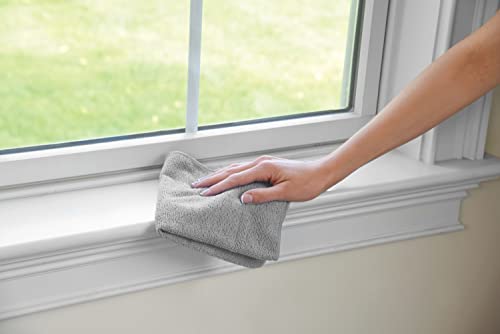 Rubbermaid Microfiber Cloth Towels, 24 Pack, 14"X14", Non-Scratch, Reusable/Washable For Cleaning/Wiping/Polishing For Home/Kitchen/Car #TOP7