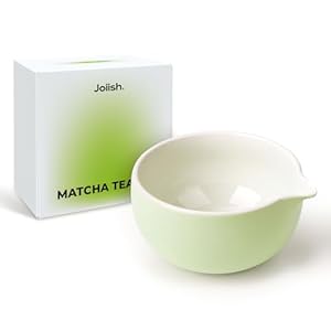 Joiish Traditionelle Matcha-Schüssel mit Ausgießer