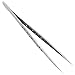 Precision Industrial Tweezers Stainless Steel Repair Tool for Small Parts Handling, Anti-Acid Hand Tool with Straight and Curved Tip Options(Curved Tip)