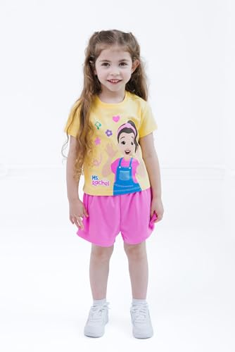 Ms. Rachel T-Shirt and Mesh Shorts Outfit Set Infant to Little Kid Sizes (12 Months - 5)2