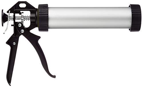 Werkzeyt Kartuschenpresse geschlossen - chromfarbig / schwarz - geeignet für Kartuschen & Beutel mit der Füllmenge 310 ml - / Kartuschenpistole / Silikonspritze / B27422