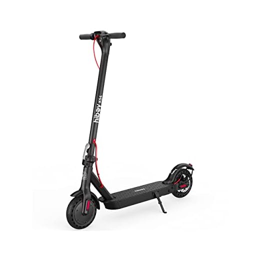 Hiboy KS4 Electric Scooter, Upgraded 350W Motor(Max 500W), 19 MPH 17 Miles Range, 8.5" Honeycomb Tires Escooter, Big Unique Display, Foldable Commuting Electric Scooter for Adults(Optional Seat)