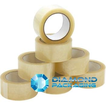 Diamond Packaging Paketklebeband, 48 mm x 66 m, transparent, 144 Rollen