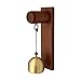 Bell for Door Opening - 15x6x4cm Wood Sound Craft Ornament, Shopkeeper Store Entry Bell | Decorative Door Chime for Home Shop Entrance Garden Gate Backyard Commercial Use