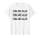 Humorous Routine Of Tuna With Salad Artwork