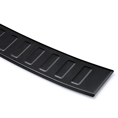 teileplus24 AL152 Protection de seuil de Coffre Aluminium pour Skoda Octavia 4 Combi Pas pour RS, Scout, Couleur:Noir