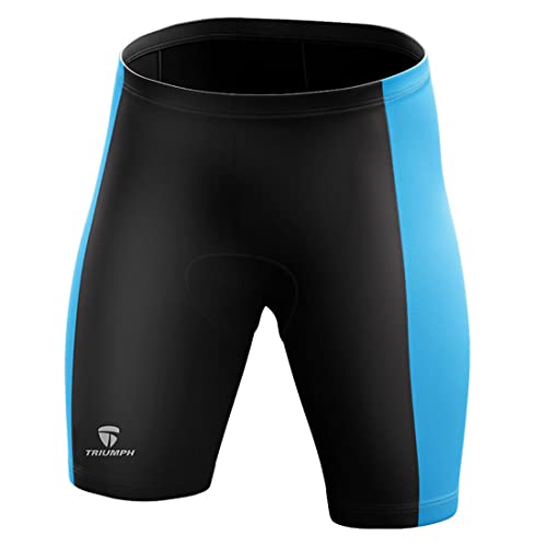 Image of Triumph Men's Cycling Shorts with Foam Padded. These Biking Half Pants are The Most Important Bikes Accessories for Boys /Men Cycling Enthusiasts. Dress Yourself with The Leader in Cycling Clothes