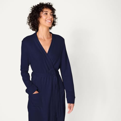 Image of Amazon Essentials Women's Lightweight Waffle Full-Length Bath Robe (Available in Plus Size)