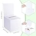 zzhxkjhky 20 Pack Raffle Boxes Ballot Box Suggestion Box with Slot, 6 x 6 x 6 Inch Cardboard Raffle Boxes with Slot for Ticket and Removable Header for Collecting Business Card Voting Contest