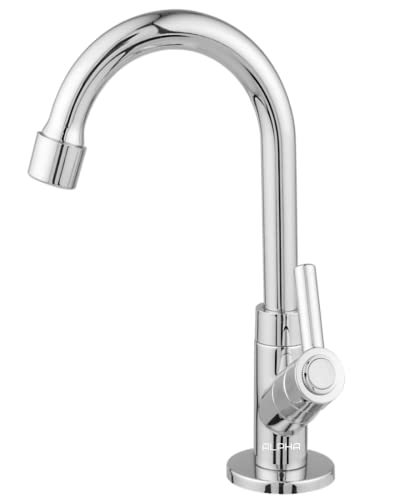Torneira Lavatório Banheiro Bica Móvel Abs 1095 C-72 ¼ Volta Cor:Cromado