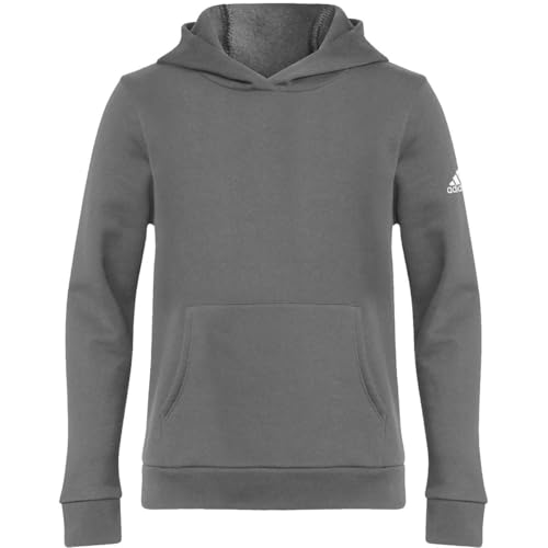 adidas Youth New Fleece Hoodie M Gray