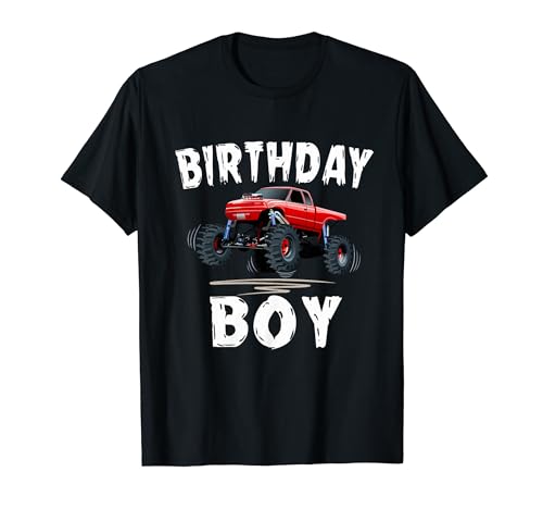 Monster Truck Birthday Boy Monster Truck son mis amantes de las mermeladas Camiseta