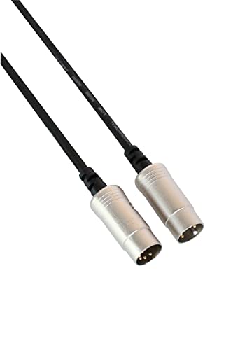 Digiflex HMIDI-10 10 Foot MIDI Cable with 5 Pin Male DIN Connectors