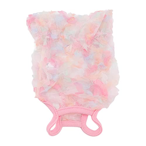Zerodis Vestidos de princesa para cães pequenos, roupas de verão para festas de filhotes de praia e