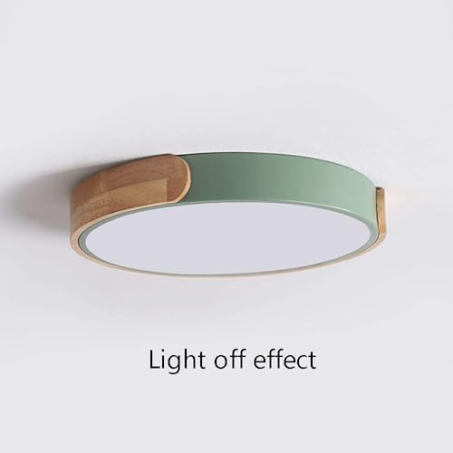 Plafonnier LED en bois à intensité variable économique et design