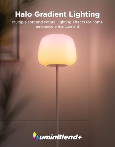 Govee Lantern Floor Lamp, Halo Gradient RGBIC Smart Corner Lamp for Bedroom - photo 4