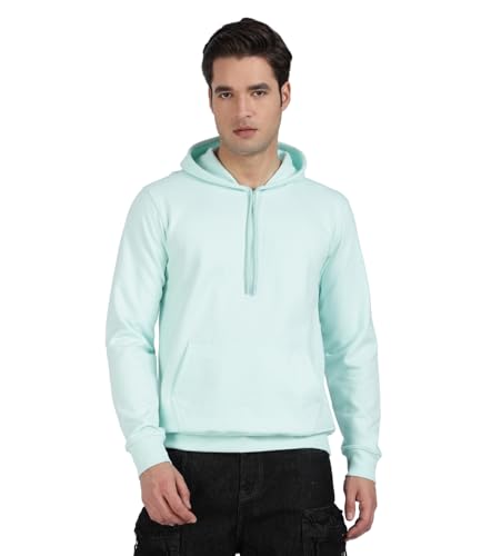 Image of Cotton Hoodies for Men | Pullover | Winter Wear | Hoodie | Hooded Sweatshirt | Kangaroo Pockets Hoodie|Regular Fit |Size S- 2XL