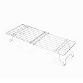 BLUES GRILL PARTS 15.3"-22.1" Adjustable Foldable Universal Stainless Steel Grill Warming Rack - Fits Gas/Pellet/Griddle/Smoker Grills, Compatible with Weber, Traeger, Pit Boss Hot Series