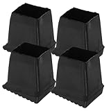 NULYLU 4 Stück Rutschfeste Leiterfüße aus Strapazierfähigem Silikon Verschleißfestes...