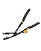 Renekton â€ŽCurved Hose Clamp Pliers, Cross-Cut Tip Design Grips