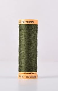 Gutermann Natural Cotton 100m Quilting Sewing Machine Sewing Thread Green - 9623