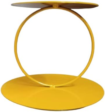 Noble Foods Round Design Spacer Tier Display Wedding Metal Cake Stand Cake Decoration