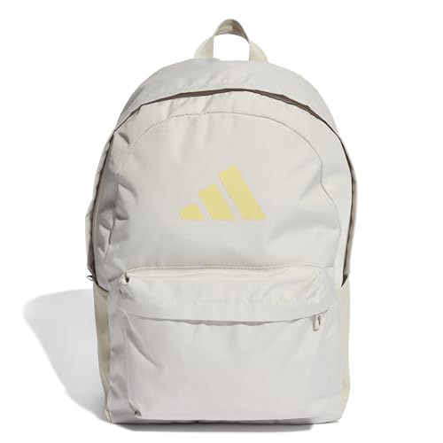 adidas Unisex - Adulto CLASSIC 3BARS BACKPACK, wonder alumina/powder yellow, One Size