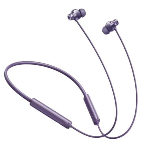 Image of Buds Wireless 5 ANC Neckband Compatible with Realme in Ear Bluetooth,50dB ANC, 13.6mm Dynamic Bass Driver,360 Spatial Audio,45ms Low Latency,Upto 38hrs Playback, Dual Device Connection (Purple)
