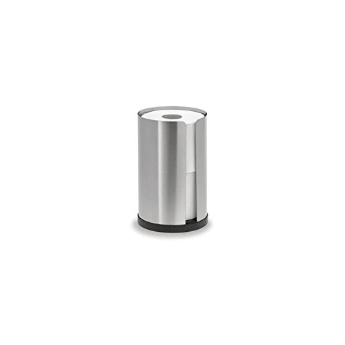 Portarrollos de acero inoxidable AH069-2 cerrado de 135mm x 220mm para dos rollos de baño
