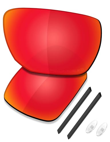 Image of SAUCER Premium Replacement Lenses & Rubber Kits for Oakley Ejector OO4142 | UV400 Protection, Anti-Scratch, Precise Fit