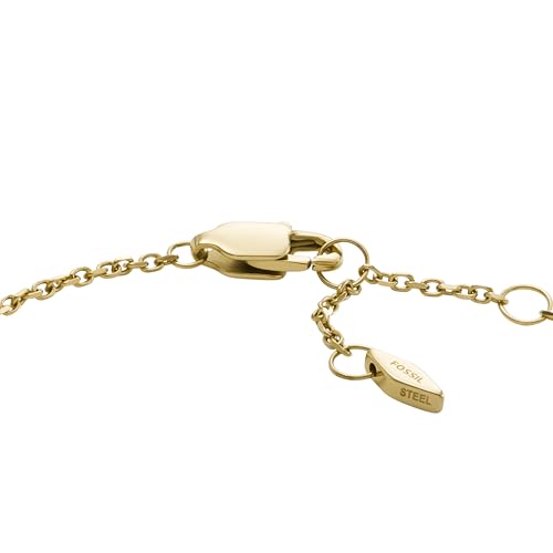 Image of Fossil Women's Heritage D Link Stainless Steel Chain Bracelet