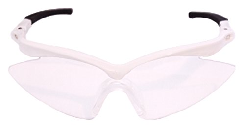 Python Junior Deluxe Racquetball (Squash) Eye Protection (For Smaller Faces) (Eyewear, Goggle, Eyeguard) - WHITE