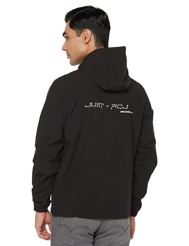 Image of Qube By Fort Collins Men's Polyester Standard Length Regular Fit Lightweight Winter Jacket - Sporty, Stylish & Warm Outerwear for Cold Weather