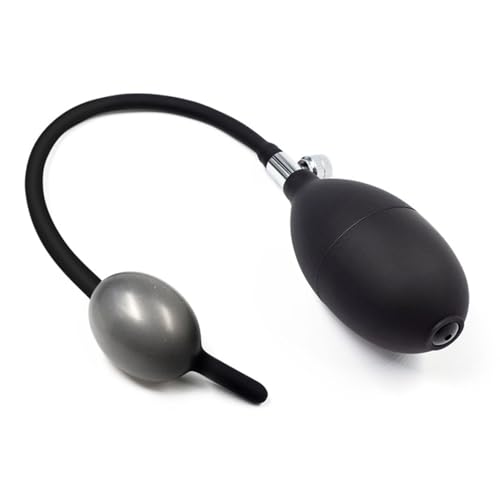 7-25mm Adjustable Male Black Inflatable Silicone Sports Hollow Tube