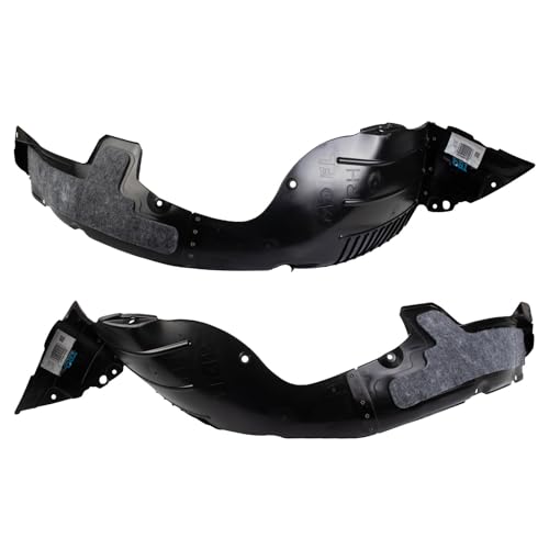 Image of TRQ Inner Fender Liner Set Compatible with 2014-2016 Hyundai Elantra HY1248137 HY1249137