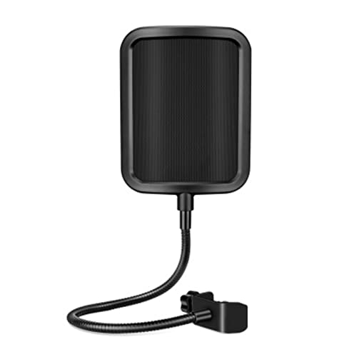 Guaber Microphone compact pour filtre anti-pop pour studio pour streaming de vidéos facile à configurer microphone pour filtre