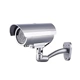 Photo Gallery mzzyg fotocamera esterna fake outdoor camera bullet led light monitor impermeabile fittizio sorveglianza simulazione di protezione della sicurezza domestica(2silver) Photo Gallery mzzyg fotocamera esterna fake outdoor camera bullet led light monitor impermeabile fittizio sorveglianza simulazione di protezione della sicurezza domestica(2silver)