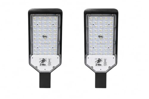 Image of D'Mak LED Street Light White Focus with Lens Waterproof IP65 for Outdoor Purposes (Pack of 2, 50W LED Street Light)