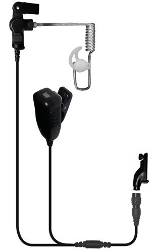 Cougar 2-Wire Surveillance Earpiece EP4034QR for Motorola APX6000 APX4000 APX7000 XPR6550 XPR7550 XPR6350 Radio