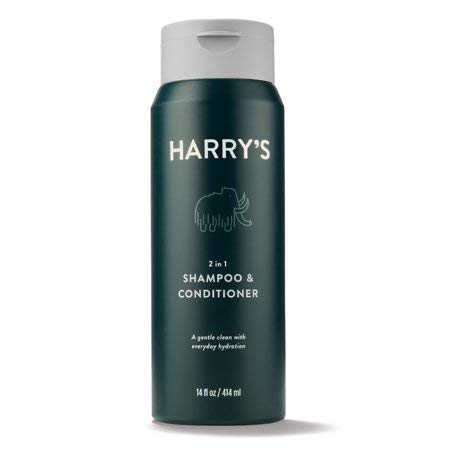 2 in 1 Shampoo & Conditioner 14 fl oz and Equate Men's Body Sponge - Set of 2
