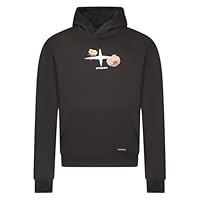Project X - Sweat Noir imprimé avec Un col à Capuche et Une Poche Kangourou - Taille x_l
