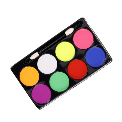 PACKOVE Bálsamo De Maquillaje Para Pintura Corporal Paleta De Pintura Corporal Artística Paleta De Maquillaje A Base De Aceite Pigmento De Maquillaje Facial Paleta De Pintura Al Óleo
