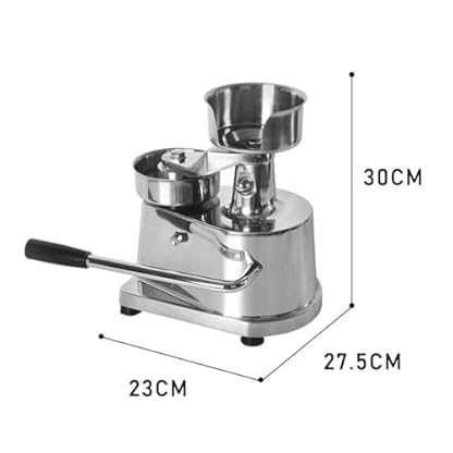 Burger-Maker-Maschine, manuelle Burger-Maschine, Hamburger-Maker, Pressformmaschine, Fleischpresse, wählen Sie zwischen 100 mm, 130 mm oder 150 mm – Bild 6