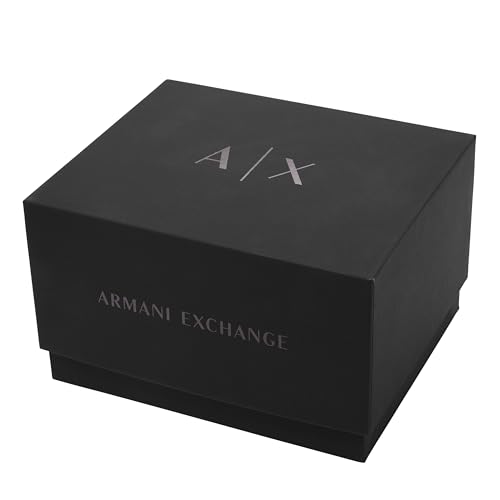 Image of Armani Exchange A|X Dive-Inspired Stainless Steel Watch for Men