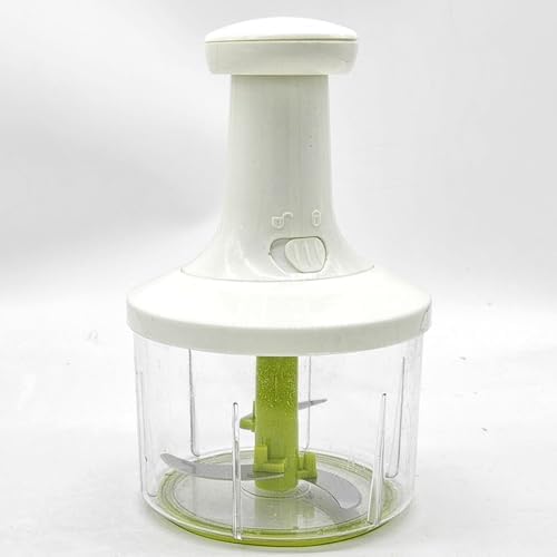 Kitchen Hand Food Processor Manual Food Chopper Vegetable Chopper Hand Pressed Onion Chopper for Onions, Garlic, Herbs, Nuts, Fruits