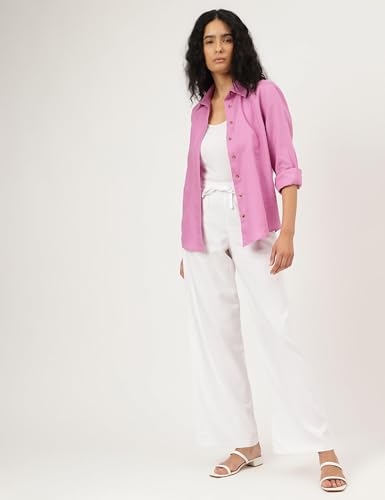 Image of Marks & Spencer Women's Solid Regular Fit Shirt