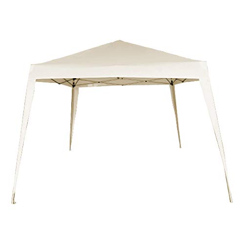 Aktive 62188 - Cenador plegable 300 x 300 x 240 cm Poliéster color crema Garden