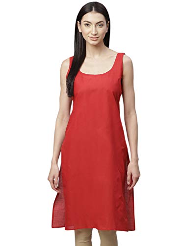Image of Ada Womens Terivoile Cotton Suit Full Slip /Camisole (Pack of 2) A301831