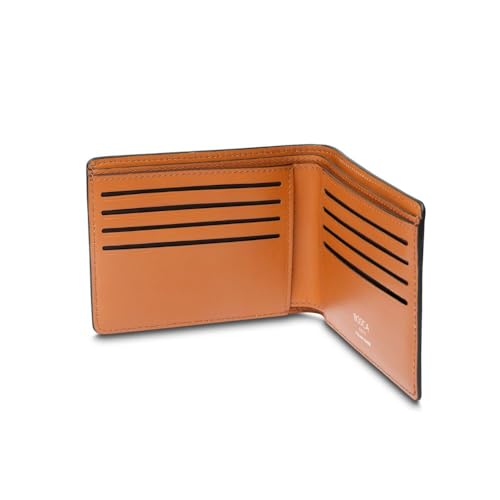 Bosca Monfrini Contrast Eight-Pocket Executive Wallet (Green/Tan)4